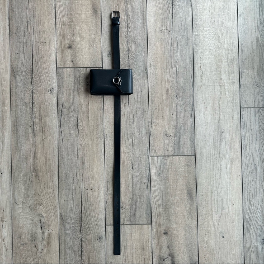 Rebecca Minkoff Black Leather Belt Bag